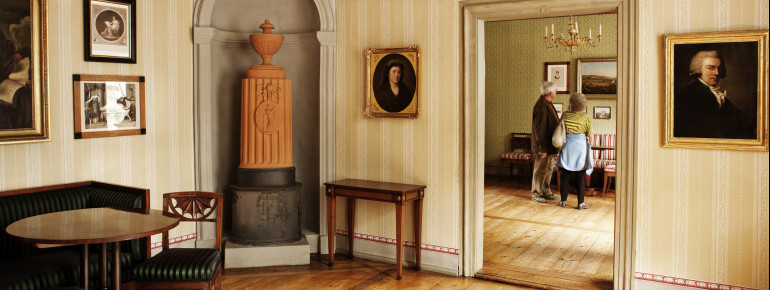 Im ersten Obergeschoss befinden sich die Wohnräume der Familie.