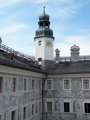 Schloss Ambras Innsbruck, Innenhof