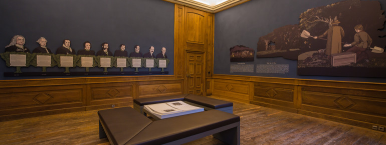 Die Inhalte der Ausstellung werden in einer Museumsführung noch mal vertiefend dargelegt.