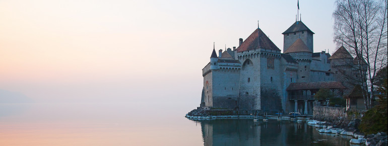Das Schloss Chillon kann ganzjährig besichtigt werden.