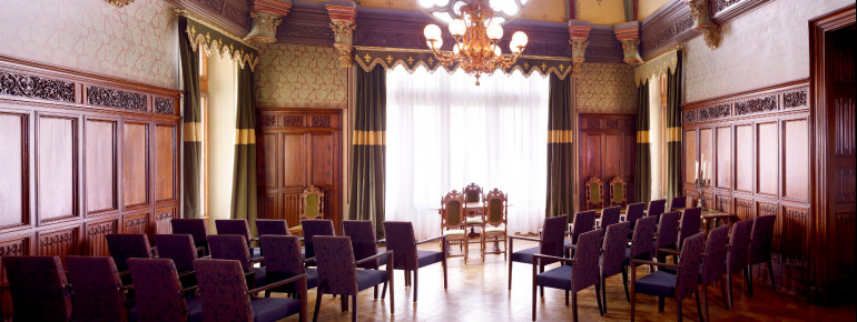 Das Schloss wurde aufwändig restauriert.