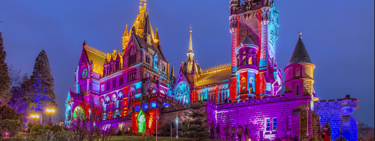 Ende Januar findet das Schlossleuchten statt.