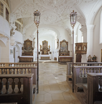 Die Schlosskapelle bildete das religiöse Zentrum der Residenz.