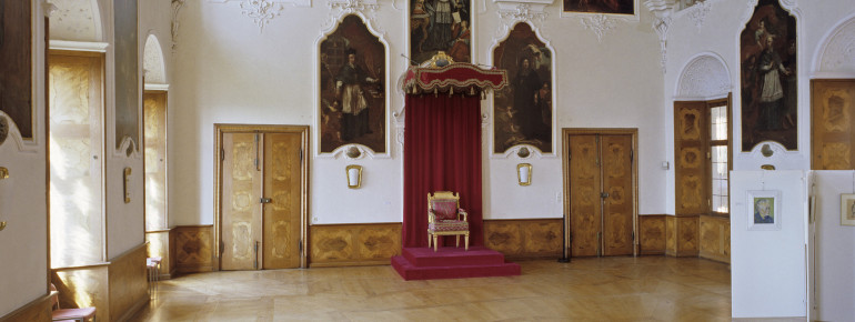 Der Thronsaal sollte die Macht des Kurfürst Friedrich symbolisieren.