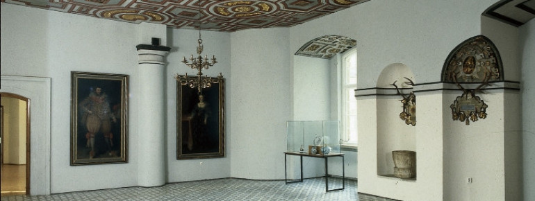 Einer der Säle im Schloss Güstrow.