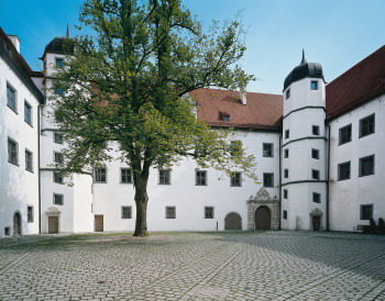 Der Innenhof des Schlosses.