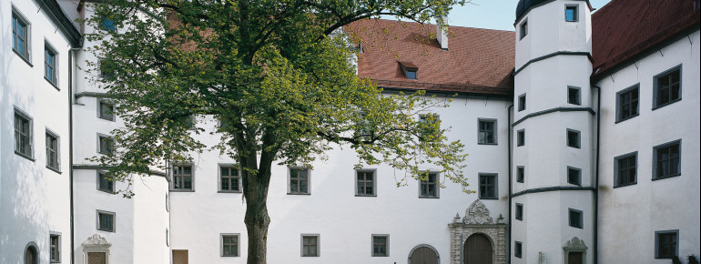Der Innenhof des Schlosses.