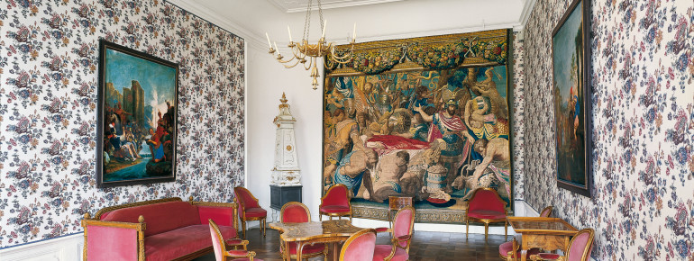 Vorzimmer,Schloss Seehof,Memmelsdorf bei Bamberg.