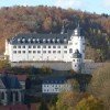 Blick von der Lutherbuche zum Schloss