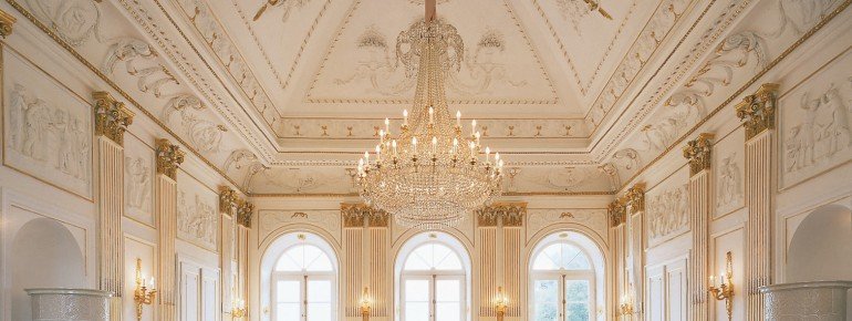 Der 'Weiße Saal' im Schloss Fantaisie