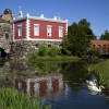 Teil des Wörlitzer Parks ist auch die Insel Stein mit der Villa Hamilton.
