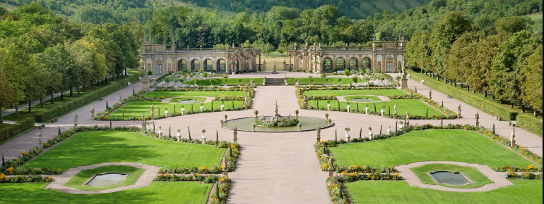 Der Schlossgarten von Weikersheim ist ein Paradies in einzigartiger Erhaltung.