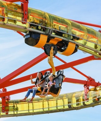 Der Hummel Brummel ist das Highlight des Schwaben Parks.