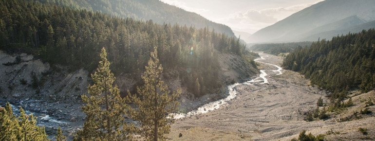 Ursprüngliche Flussläufe im Nationalpark