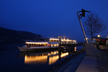 Das Donauschiff der Reederei Wurm & Noé.