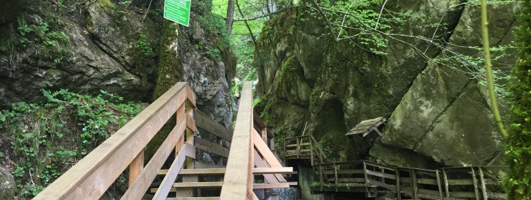 Die Seisenbergklamm ist einer der schönsten im Salzburger Land.