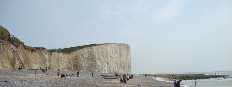Auch ein Strandspaziergang ist an den Seven Sisters ein Highlight.
