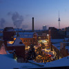Der Lucia Weihnachtsmarkt findet mitten in Berlin in der Kulturbrauerei statt.