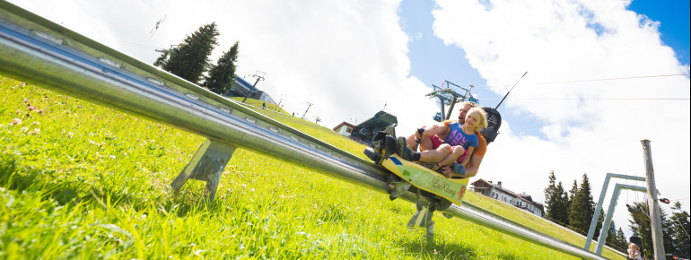 Die Strecke ist 400 Meter lang.