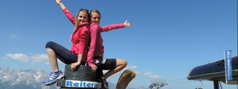 Sommerschnee mit bester Aussicht