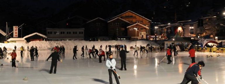 Im Winter kann man hier prima Eislaufen