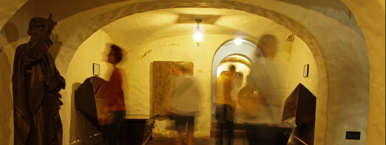 Ursprünglich war der Bleikeller in der Ostkrypta des Bremer Doms untergebracht.