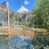 Der Schiefersee im Staatsbruch Lehesten.