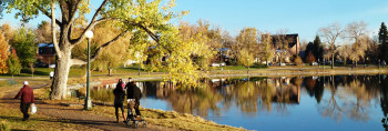Lange Spaziergänge sind auch im Herbst im Washington Park ein Erlebnis.