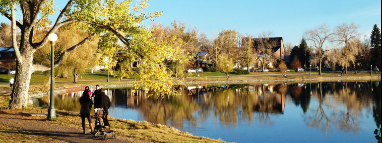 Lange Spaziergänge sind auch im Herbst im Washington Park ein Erlebnis.