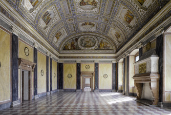 Der italienische Saal kann während einer Führung besichtigt werden.