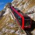 Die Pilatus-Zahnradbahn gilt als die steilste Zahnradbahn der Welt.