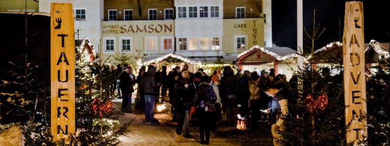Jedes Adventswochenende öffnet der Tauernadvent in Obertauern.