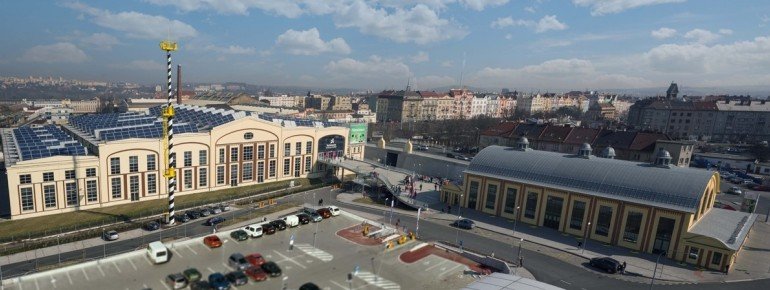 Aussenansicht des Techmania Science Centers