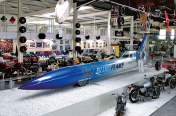 Die "Blue Flame" ist das schnellste Auto der Welt.