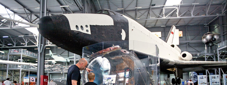 Das russische Space-Shuttle BURAN.