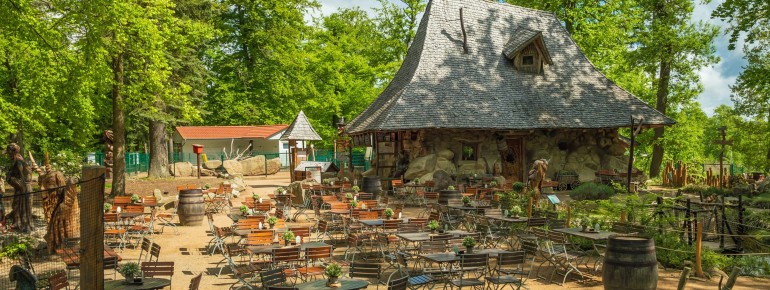 Rund 200 Sitzplätze bietet der Biergarten an der „Hexentränke“.