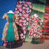 Die bunte Welt der Mode spielt im Textilmuseum natürlich auch eine Rolle.