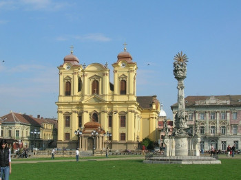 Blick auf die Piața Unirii