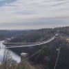 Mit einem frei hängenden Stück von 458 Metern ist die Hängeseilbrücke im Harz unter den längsten weltweit.