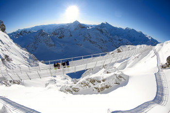 Der TITLIS Cliff Walk kann ganzjährig besucht werden.