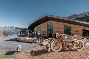 Das Top Mountain Motorcycle Museum befindet sich direkt an der Timmelsjoch Hochalpenstraße.