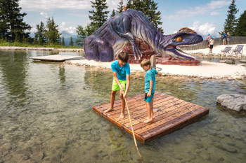 Der Triassic Park bietet urzeitlichen Spaß für die ganze Familie.