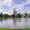 Panoramablick Lübeck mit Dom