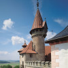 Vom Burgturm hat man einen tollen Ausblick über Südthüringen und bis nach Franken.
