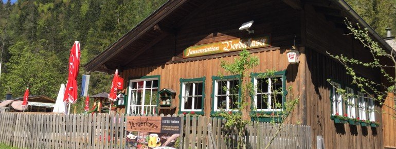Die Jausenstation am Vorderkaserklamm
