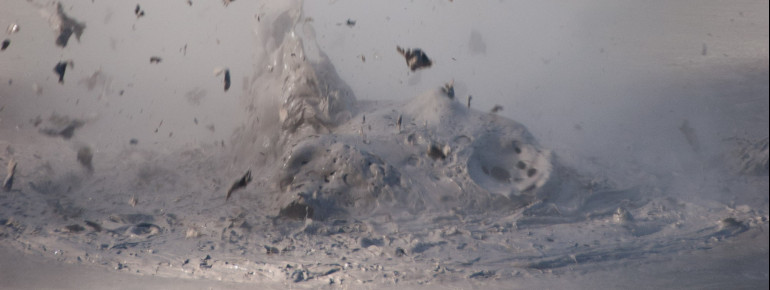 Blubbernde Schlammteiche