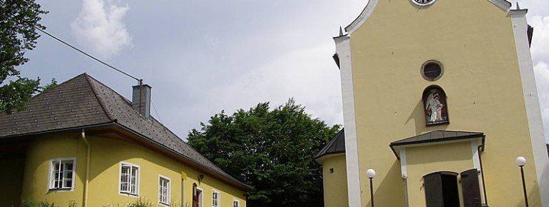 Die Wallfahrtskirche Maria Trost befindet sich in der Ferienregion Böhmerwald.