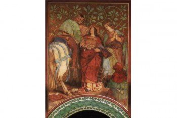 In der Elisabethgalerie des Palas wird die Legende des Rosenwunders dargestellt.