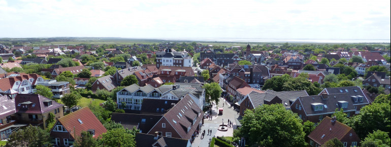 Blick auf Langeoog