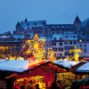 Der Basler Weihnachtsmarkt auf dem Barfüsserplatz und Münsterplatz ist einer der schönsten und größten der Schweiz.